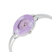 Cardy női karóra, ezüst színű tok, ezüst színű fémcsat, lila színű számlap, quartz szerkezet, cseppmentes vízállóság Cardy női karóra, ezüst színű tok, ezüst színű fémcsat, lila színű számlap, quartz szerkezet, cseppmentes vízállóság