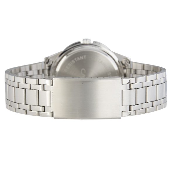 Ceas de bărbați argintiu CARDY, cu brățară metalică