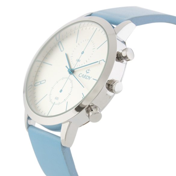 Cardy 2652-7 ceas de bărbați, quartz, carcasă argintiu