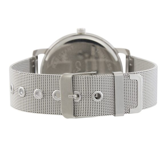 Ceas de bărbați argintiu CARDY, cu brățară metalică