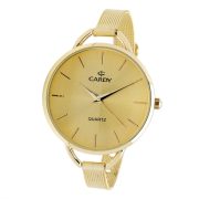 Cardy 2655-9 ceas de damă cu brățară și carcasă auriu, cadran auriu Cardy 2655-9 ceas de damă cu brățară și carcasă auriu, cadran auriu