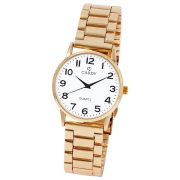 Ceas damă CARDY, mecanism quartz, carcasă aurie, cadran alb Ceas damă CARDY, mecanism quartz, carcasă aurie, cadran alb