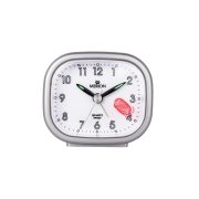 Ceas deșteptător argintiu MERION