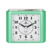 Ceas deșteptător MERION, mecanism quartz, culoare verde Ceas deșteptător MERION, mecanism quartz, culoare verde