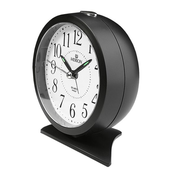Merion ébresztőóra,quartz, fekete