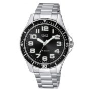 Q&Q férfi karóra, ezüst színű tok, ezüst színű karcsat, fekete számlap, QB64J225Y Q&Q férfi karóra, ezüst színű tok, ezüst színű karcsat, fekete számlap, QB64J225Y