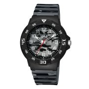 Q&Q férfi karóra, quartz, fekete színű műanyag tok, szürke terep mintás számlap, szürke terep mintás műanyag szíj, V02A-009VY Q&Q férfi karóra, quartz, fekete színű műanyag tok, szürke terep mintás számlap, szürke terep mintás műanyag szíj, V02A-009VY