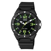 Q&Q férfi karóra, quartz, fekete színű műanyag tok, fekete színű számlap, fekete színű műanyag szíj, V30A-005VY Q&Q férfi karóra, quartz, fekete színű műanyag tok, fekete színű számlap, fekete színű műanyag szíj, V30A-005VY