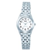 Q&Q női karóra, quartz, ezüst színű fémtok, fehér színű számlap, ezüst színű acél karcsat, C50A-004PY Q&Q női karóra, quartz, ezüst színű fémtok, fehér színű számlap, ezüst színű acél karcsat, C50A-004PY