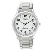 Q&Q férfi karóra, quartz, ezüst színű fémtok, ezüst színű nemesacél csat, fehér színű számlap, C08A-007PY Q&Q férfi karóra, quartz, ezüst színű fémtok, ezüst színű nemesacél csat, fehér színű számlap, C08A-007PY