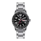   Ceas bărbătesc Q&Q, mecanism quartz, carcasă și brățară argintie, cadran negru, A194J800Y