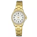   Ceas damă Q&Q quartz, carcasă și brățară aurie, cadran alb C223J004Y