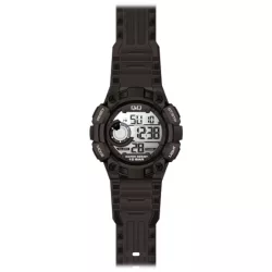   Ceas bărbătesc Q&Q plastic, quartz/LCD, carcasă și curea maro M176J006Y
