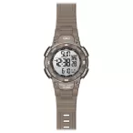   Ceas bărbătesc Q&Q plastic, quartz/LCD, carcasă și brățară maro M124J007Y