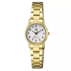   Q&Q női fémcsatos karóra, quartz, arany színű, QA39J004Y