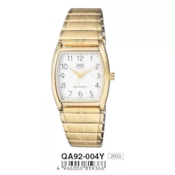 Ceas bărbătesc Q&Q quartz, carcasă aurie QA92-004Y