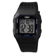 Q&Q férfi műanyag karóra, quartz/LCD, fekete színű műanyag tok, fekete színű műanyag szíj, M158J003Y Q&Q férfi műanyag karóra, quartz/LCD, fekete színű műanyag tok, fekete színű műanyag szíj, M158J003Y