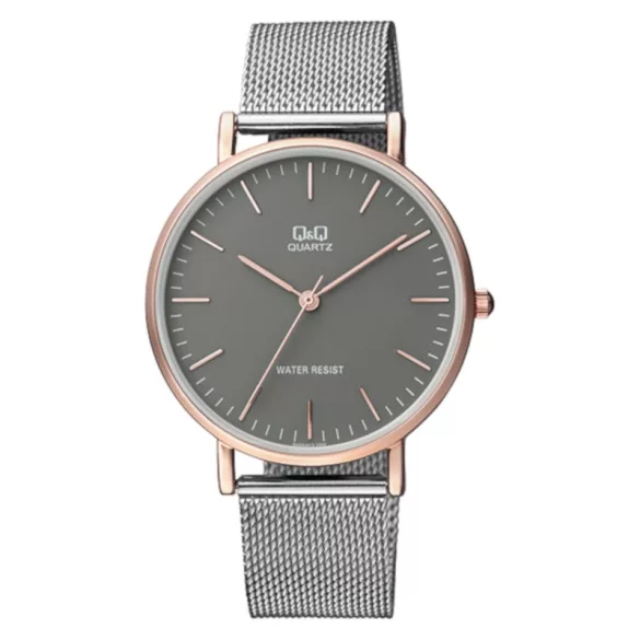 Ceas bărbătesc Q&Q quartz, culoare rosegold/argintiu QA20J412Y