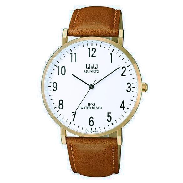 Ceas bărbătesc Q&Q quartz, carcasă culoare rosegold QZ02J104Y