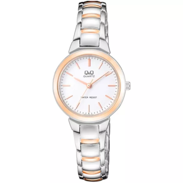 Ceas damă Q&Q fashion, quartz, bicolor F613J401Y