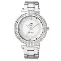 Ceas damă Q&Q fashion, quartz, argintiu Q885J201Y