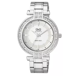 Ceas damă Q&Q fashion, quartz, argintiu Q885J201Y