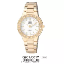 Ceas damă Q&Q quartz, auriu Q901J001Y