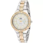 Ceas damă Q&Q quartz, bicolor F511-404Y