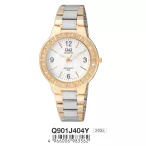 Ceas damă Q&Q quartz, bicolor Q901J404Y