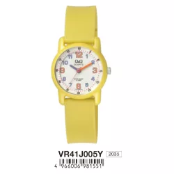 Ceas Q&Q pentru copii, quartz, galben VR41J005Y