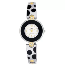 Ceas damă Q&Q fashion, quartz, bicolor F371-803Y