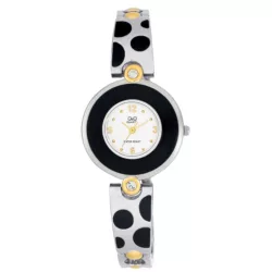 Ceas damă Q&Q fashion, quartz, bicolor F371-803Y