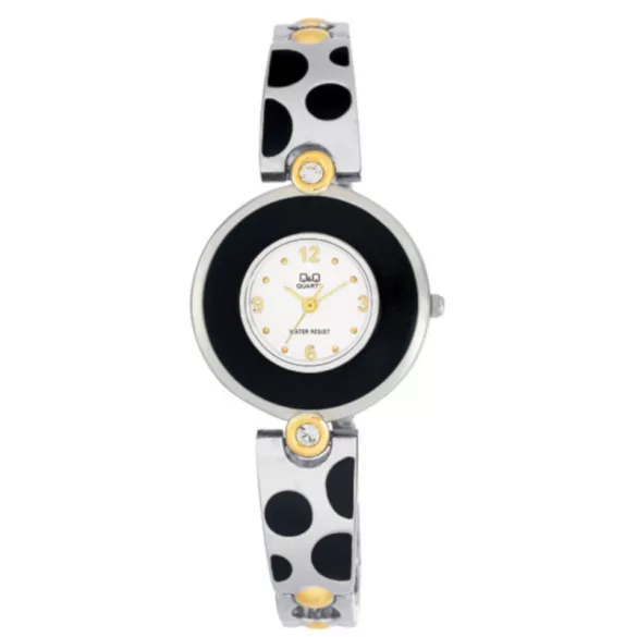 Ceas damă Q&Q fashion, quartz, bicolor F371-803Y