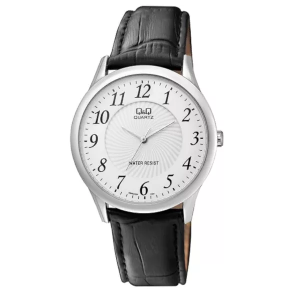 Ceas bărbătesc Q&Q quartz, carcasă argintie Q948J304Y