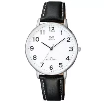 Ceas bărbătesc Q&Q quartz, carcasă argintie QZ00J304Y