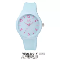 Ceas damă Q&Q plastic, quartz, alb VR28J021Y