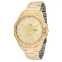 Ceas bărbătesc Q&Q quartz, auriu A188J003Y