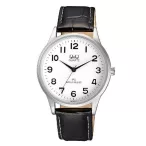 Ceas bărbătesc Q&Q quartz, carcasă argintie C214J304Y