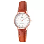 Ceas damă Q&Q quartz, carcasă culoare rosegold Q979J101Y
