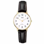 Ceas damă Q&Q quartz, carcasă aurie QZ01J104Y