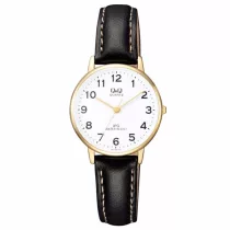 Ceas damă Q&Q quartz, carcasă aurie QZ01J104Y