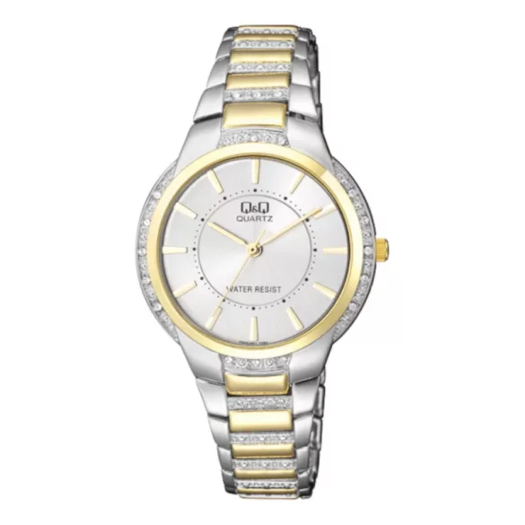 Ceas damă Q&Q quartz, bicolor F543J401Y
