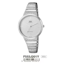 Ceas damă Q&Q quartz, argintiu F553J201