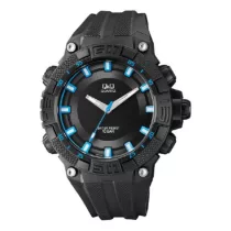 Ceas bărbătesc Q&Q plastic, quartz, negru VR60J007Y