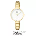 Ceas damă Q&Q fashion, quartz, auriu, F611J001Y