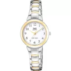 Ceas damă Q&Q fashion, quartz, bicolor, F613J404Y