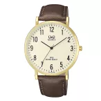 Ceas bărbătesc Q&Q quartz, carcasă aurie, QZ02J103Y