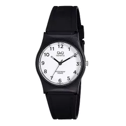 Ceas bărbătesc Q&Q plastic, quartz, negru, VP34J061Y