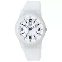 Ceas bărbătesc Q&Q plastic, quartz, alb VQ50J008Y