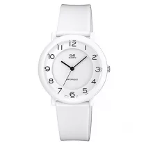 Ceas bărbătesc Q&Q plastic, quartz, alb, VQ94J019Y